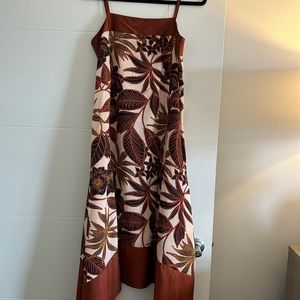DKNY Printed MIDI Dress